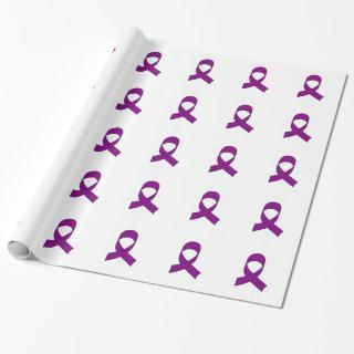 Purple Ribbon Drawing