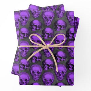 Purple Skulls and Sunflower Series Design 1   Sheets