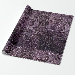 Purple snake scale pattern