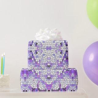 Purple tiles - mosaic, greek style