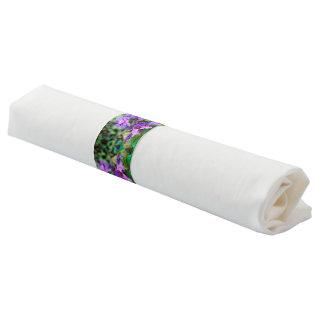 Purple Twist and Shout Hydrangea Flower Napkin Bands