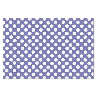 purple white polka dots periwinkle tissue paper