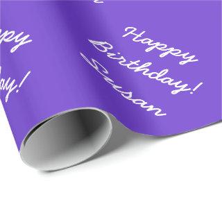 Purple  | Personalizable text