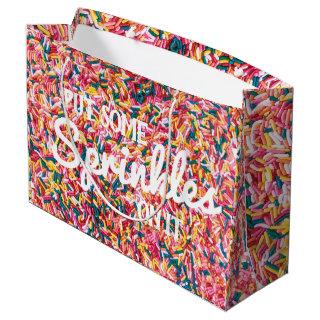 Put Some Sprinkles On It | Jimmies Large Gift Bag