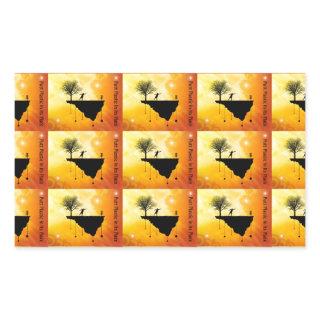 Putt Plastic In Its Place Rectangular Sticker