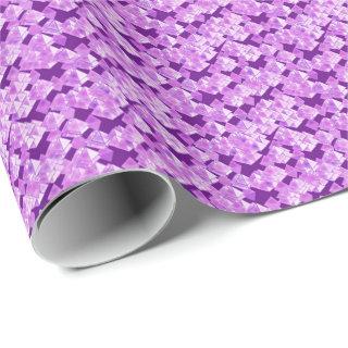 Pyramid crystals, purple