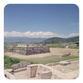 Pyramid of the Feathered Serpent Square Sticker
