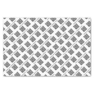 QR Code Generator Modern Business Promotional Tissue Paper
