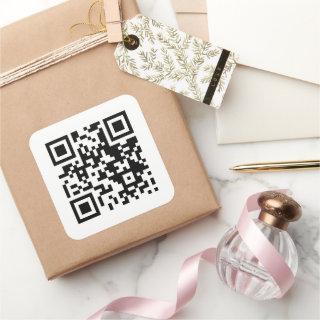 QR code Smart Inventory Scanner Barcode Square Sticker