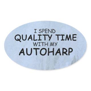 Quality Time Autoharp Oval Sticker