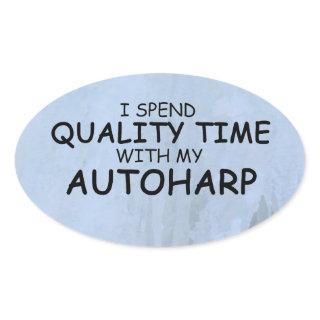 Quality Time Autoharp Oval Sticker