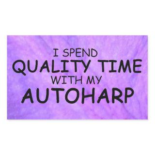 Quality Time Autoharp Rectangular Sticker