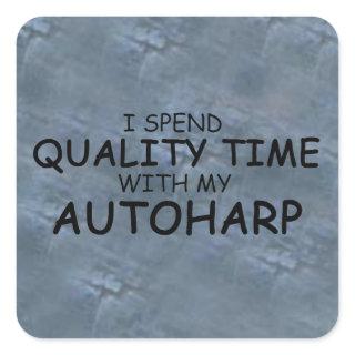 Quality Time Autoharp Square Sticker