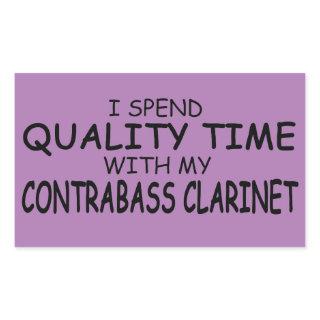 Quality Time Contrabass Clarinet Rectangular Stick Rectangular Sticker