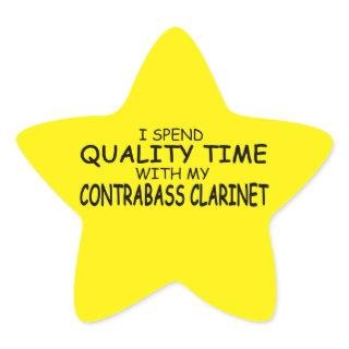 Quality Time Contrabass Clarinet Star Sticker