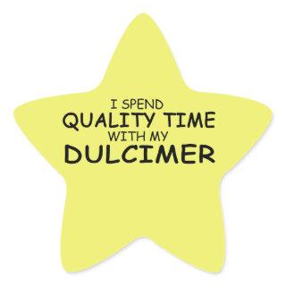 Quality Time Dulcimer Star Sticker