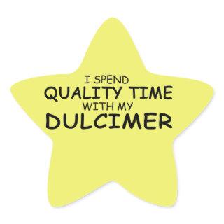 Quality Time Dulcimer Star Sticker