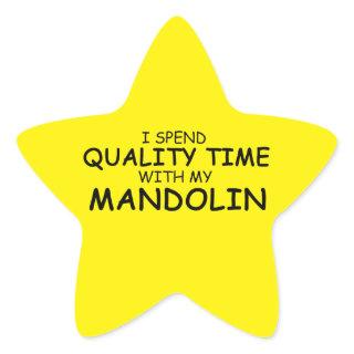 Quality Time Mandolin Star Sticker
