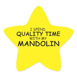 Quality Time Mandolin Star Sticker