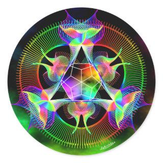 Quantum Leap Classic Round Sticker