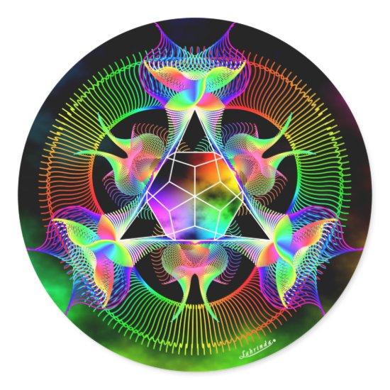 Quantum Leap Classic Round Sticker