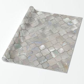 Quatrefoil Moroccan Pattern Mother of Pearl