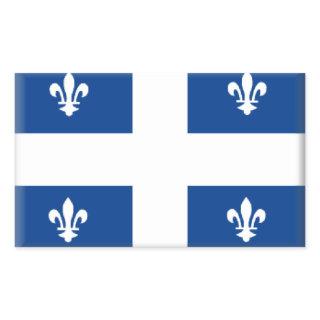 Quebec (Canada) Flag Rectangular Sticker