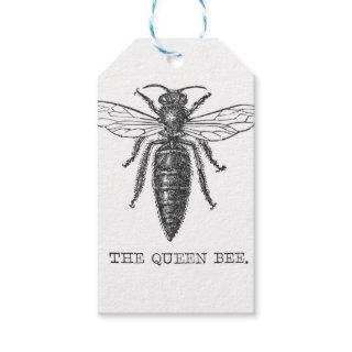 Queen Bee Bug Insect Bees Illustration Gift Tags
