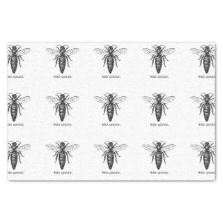 Queen Bee Illustration Classic Drawing Tissue Paper