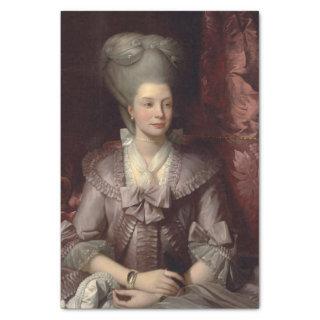 Queen Charlotte (1777) by Benjamin West Tissue Paper