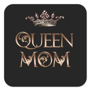 Queen Mom Square Sticker