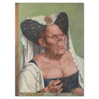 Quentin Matsys - A Grotesque Old Woman Tissue Paper