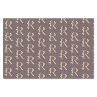 R Monogram Floral