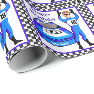 Race Car Driver Personalized  Birthday Gift