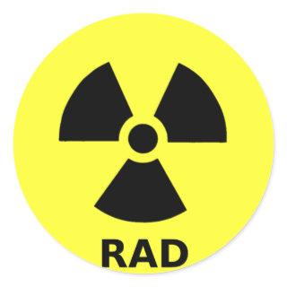 rad classic round sticker