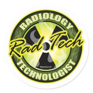 Rad Tech Classic Round Sticker