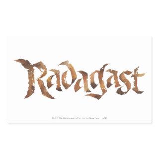 RADAGAST™ Name Textured Rectangular Sticker