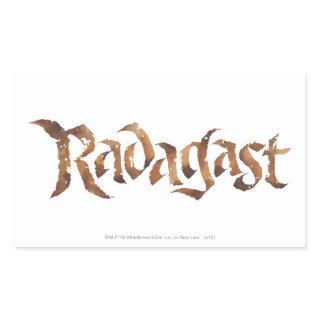 RADAGAST™ Name Textured Rectangular Sticker