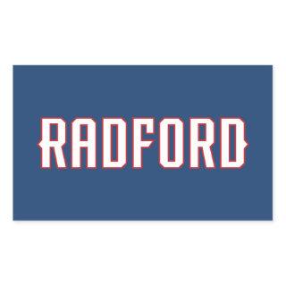 Radford Rectangular Sticker