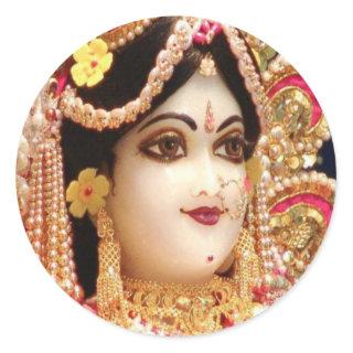 RADHA Krishna - in my Heart Collection Classic Round Sticker