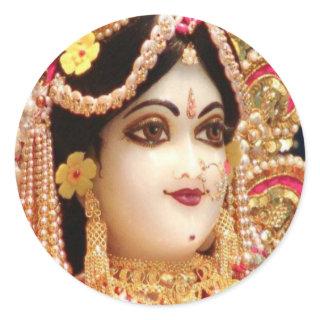 RADHA Krishna - in my Heart Collection Classic Round Sticker