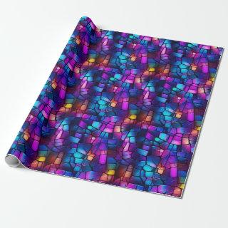 Radiant Neon Stained Glass