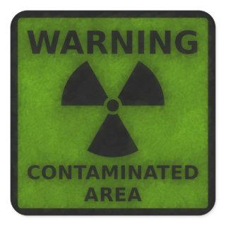 Radiation Warning Sticker