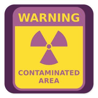 Radiation Warning Sticker