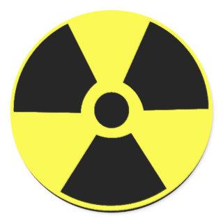 Radioactive Classic Round Sticker