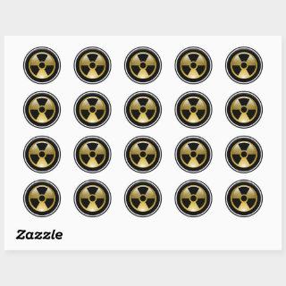 Radioactive Classic Round Sticker