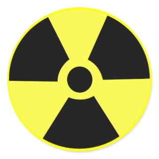 Radioactive Classic Round Sticker