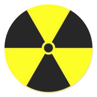 Radioactive Classic Round Sticker