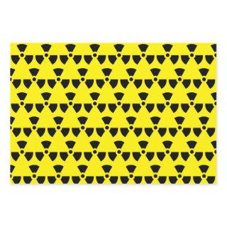 Radioactive gift paper