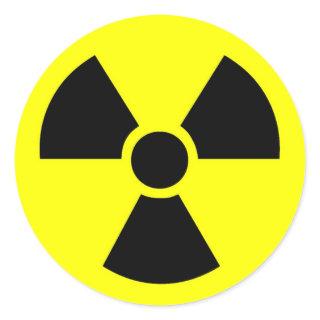 Radioactive Round Stickers